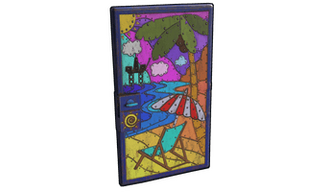 Riveted Summer Door