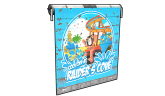 Raider's Cove Garage Door