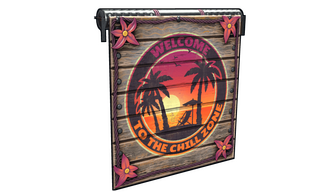 Chill Zone Garage Door