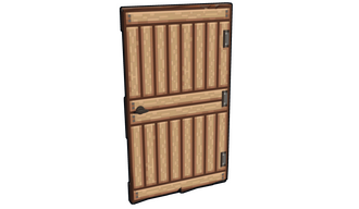 Pixel Wooden Door