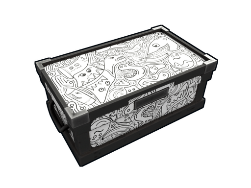 Doodle Large Wooden Box