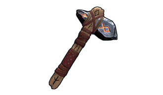 Ancient Runic Stone Hatchet