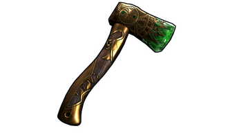 Emerald Relic Hatchet