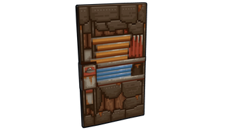 Pixel Metal Door