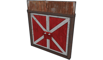 Red Barn Double Door