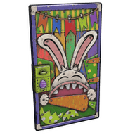 Happy Rabbit Door