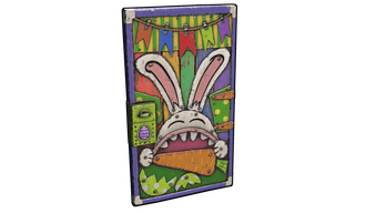 Happy Rabbit Door