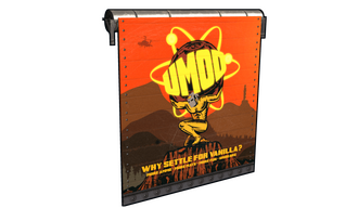 uMod Fundraiser Garage Door
