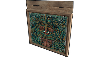 Wind King Wooden Double Door