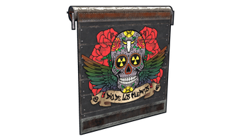 Dia De Los Muertos Garage Door
