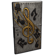 Musical Notes Door