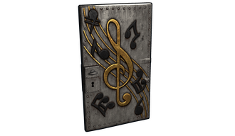 Musical Notes Door