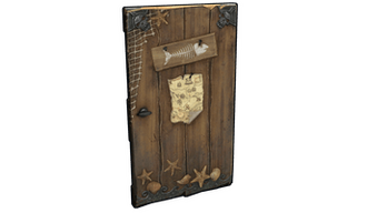 Pirate Hut Door