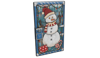 Snowman Door