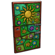 Flower Power Door