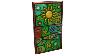Flower Power Door