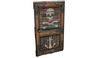 Pirate Wooden Door