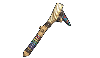 Mosaic Stone Pick Axe