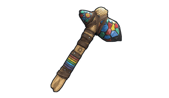 Mosaic Stone Hatchet