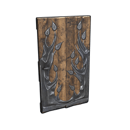 Metal Tree Door Rust skin