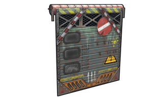 Trash Garage Door