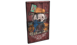 Meltdown Metal Door