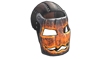 Glowing Metal Pumpkin Mask