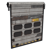 Rolling Exit Door