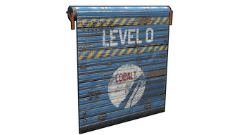 Cobalt Space Door