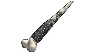 Studded Bone Knife