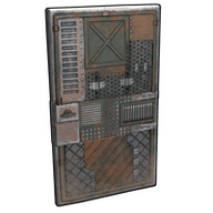 Metalshop Scrap Door