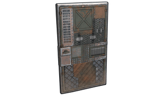 Metalshop Scrap Door