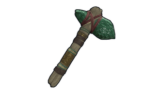 Aztec Jade Hachet