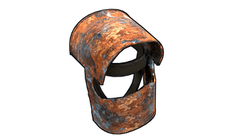 Rusty Coffee Can Helmet