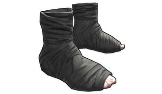 Burlap Ninja Slippers