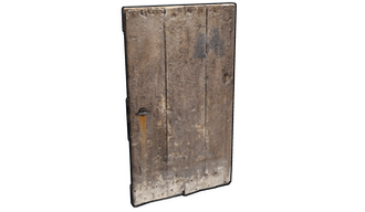 Old Heavy Wooden Door