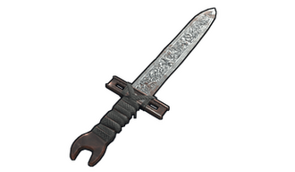 Metal Roses Short Sword