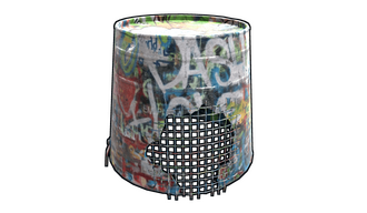 Graffiti Bucket Helmet
