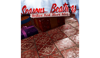 Red Festive Floor Tiles
