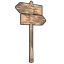Double Sign Post