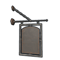 Two Sided Hanging Sign