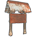 Two Sided Town Sign Post