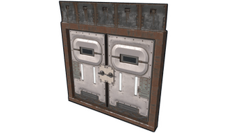 Space Station Armored Double Door