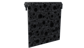Asteroid Garage Door