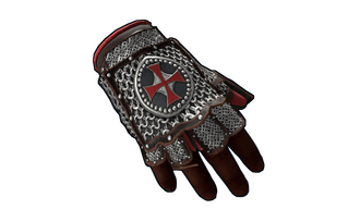Knights Templar Roadsign Gloves