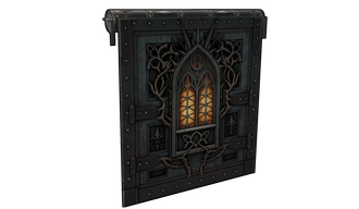 Gothic Veil Garage Door