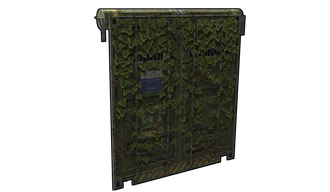 Cobalt Jungle Container Garage Door