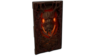 Wild Hunt Wooden Door