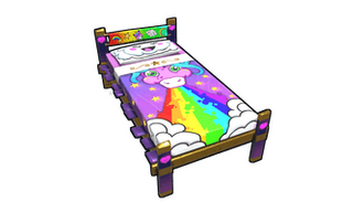 Rainbow Pony Bed