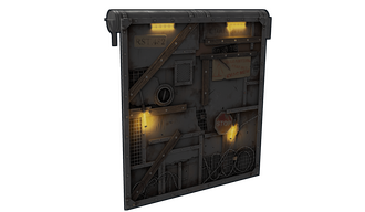 Welded Quarantine Garage Door